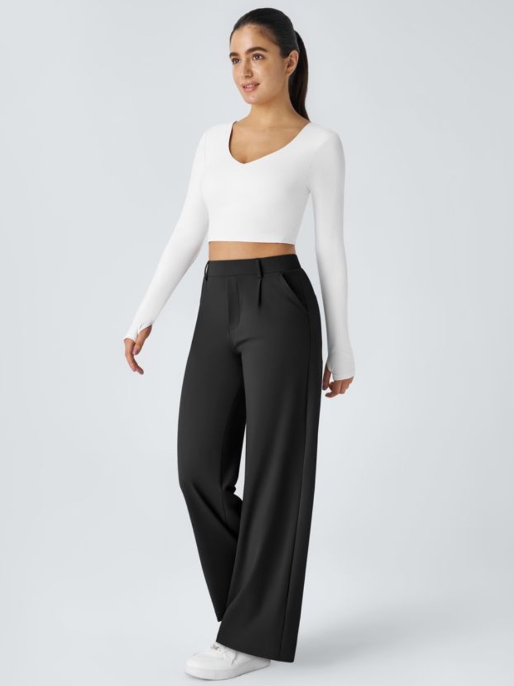 Halara Flex™ DayStretch High
Waisted Pocket Straight Leg Work
